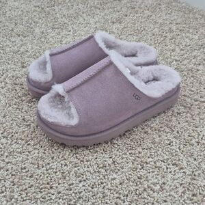UGG Greenport Slide Sugarplum Purple Suede Slippers Women's Size 7